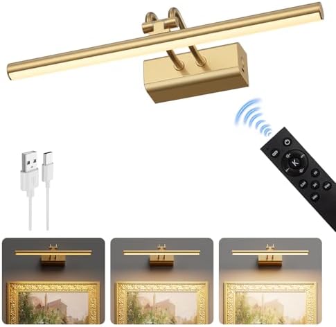 Percantis 13.8'' Battery Operated Picture Light for Wall, Remote Control — view 7