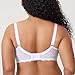 DELIMIRA Women's Plus Size Minimizer Bras Full Coverage Lace Unlined Underwire Bra B-K Cups White 34D