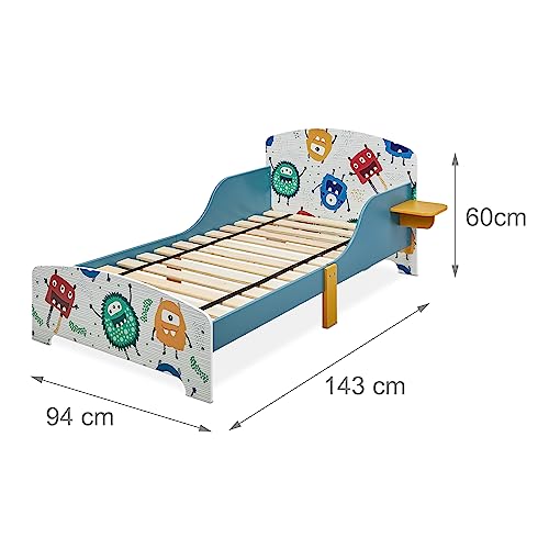 Cama de monstruos multicolor para crear un dormitorio infantil divertido 5