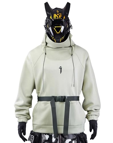 Niepce Inc Cyberpunk Half Zip Up Men’s Sweatshirt