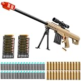 Toy Sniper Rifle with Scope Soft Bullet Toy Gun Shell ejecting Foam Blaster Guns Realistic Fake Prop Dart Backyard Outdoor Shooting Game for Kids Boys Teen Adult Gifts for Age 8-12 13 Years Old (37in)