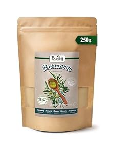 Biojoy BIO-Rosmarin gemahlen (250 g), Rosmarin Pulver (Salvia rosmarinus L.)
