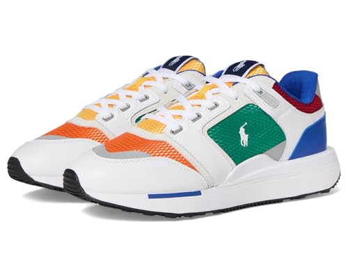 Image of POLO RALPH LAUREN Train 89 Suede & Oxford Sneakers