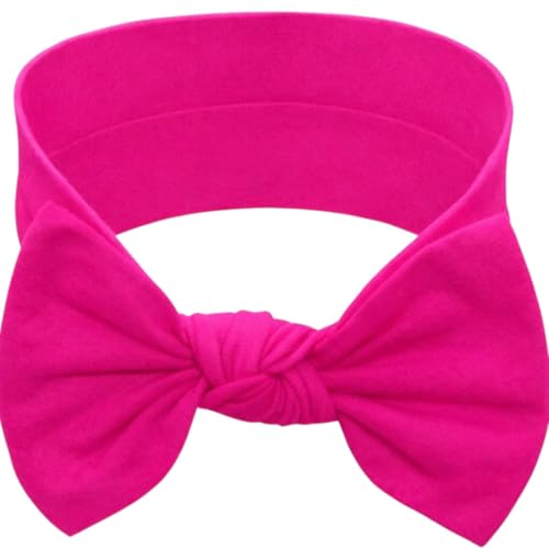Image of BABYGIZ Baby Girl Headbands-Infant,Toddler Cotton Handmade Hairbands with Bows Child Hair Accessories