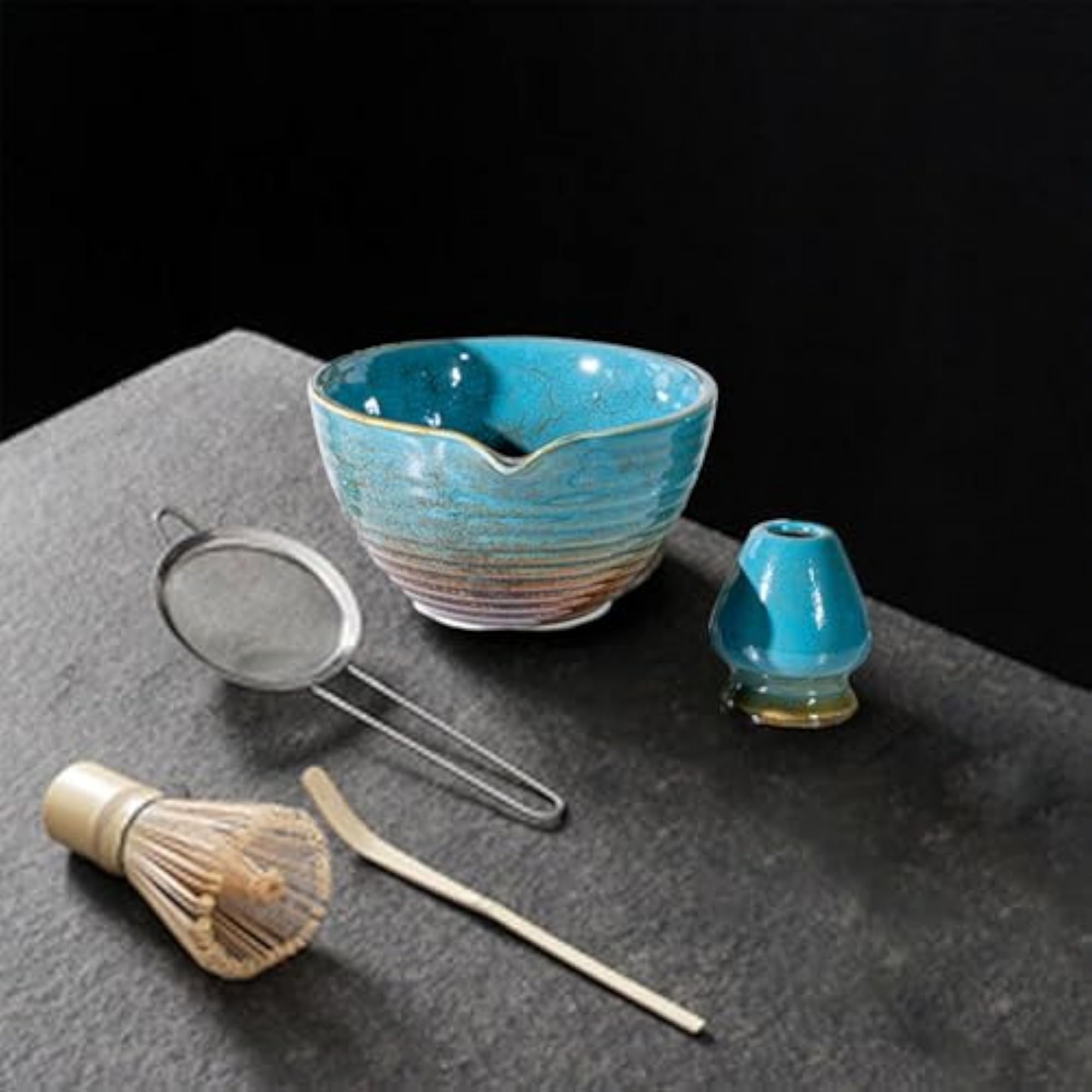 5X Matcha Tea Set, Japanese Tea Making Tools Gift Bowl