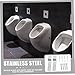 Alipis 6sets Stainless Steel Urinal Hook Bracket Easy Install Wall Mounted Urinal Support for Home Commercial Use Design Includes Screws Tools