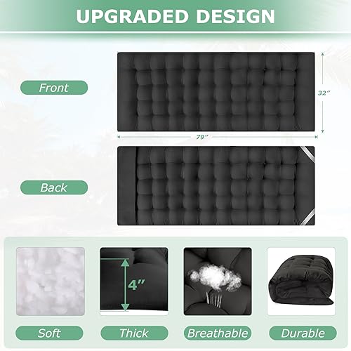 image for Suteck Camping Cot, 32In XXL Folding Camping Cot Heavy Duty Sleeping B