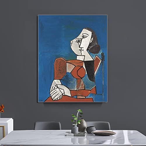 Peinture Picasso art abstrait pour salon déco design contemporain grand format