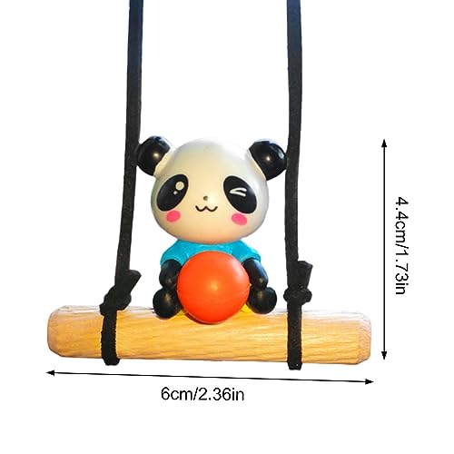 carro, Bonito Panda Balanço, Acessórios para interiores carros Amuleto bonito para mulheres, homens,