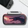 Funda Compatible con Nintendo Switch, Estampado de Dragón Rojo Mágico-I, Estuche de Viaje para Switch Lite/Oled, Protector para Accesorios y Juegos 8