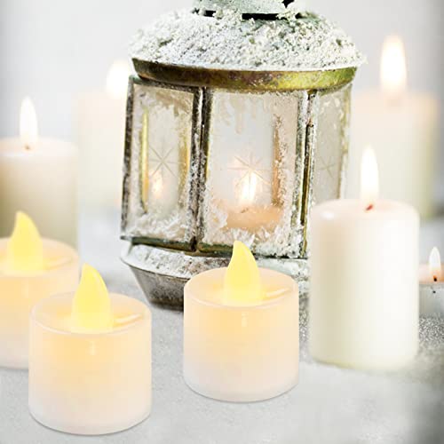 Firschoie 24 Candele LED,Realistico a Batteria