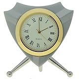  CHRISTIAN GAR 11100  Reloj Sobremesa Decoracion Miniatura Mod.5454 Cromado Bisel Chap