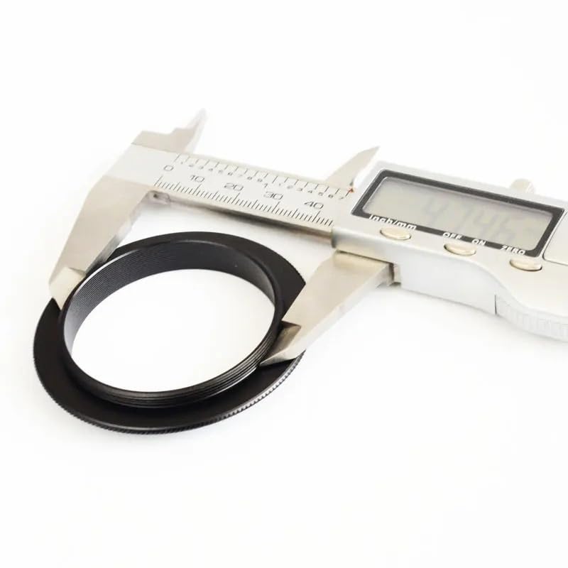 Telescope Accessories M48 Male to M48*0.75mm External Thread M48 to M48 Interface Installation Adapter Ring Universal Metal