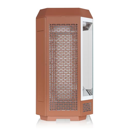 Image of Thermaltake Tower 600 Mid Tower; 2x140mm CT Fans Included; 420mm Radiator Support; 400mm GPU Clearance; Hidden Connector Support; Rotatable PCIe Slots; Mocha Mousse; CA-1Z1-00MUWN-00