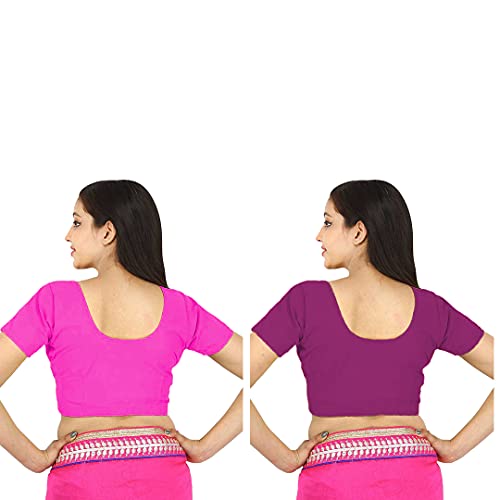 Image of Namita Women's Rubia Cotton Solid Half Sleeve Blouse
