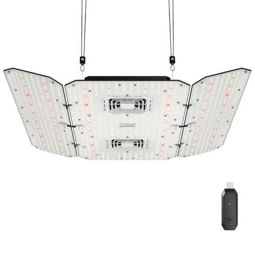 Image of VIVOSUN AeroLight Wing AW400SE 400W LED Grow Light with Fan & Smart Control