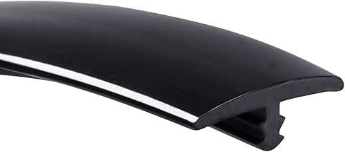 Miniatura 11 de Moldeado en T de 26 pies, moldura cromada de 5/16 pulgadas (0.315 in) de polietileno flexible en forma de T para ranura de borde, gabinetes