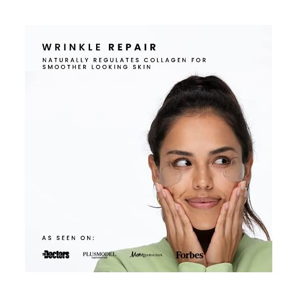 Dermaclara-Silicone-Face-Patches-for-Wrinkles-Fine-Lines-Pregnancy-Safe-Skin-Care-Silicone-Anti-Wrinkle-Patches-Wear-While-Sleeping-Silicone-Gel-Under-Eye-Mask-and-Face-Wrinkle-Patches Dermaclara Silicone Face Patches for Wrinkles & Fine Lines