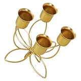 Chandelier en métal : ce candélabre est soigneusement poli pour une finition brillante, ajoutant élégance et style à votre intérieur, décoration de mariage ou de réception