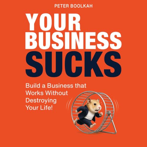 Diseño de la portada del título Your Business Sucks