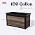 Keter Signature Collection 100 Gallon Resin Deck Box Organization and Storage Box for Patio Outdoor Cushions, Throw Pillows, Garden Tools and Pool Supplies, Walnut