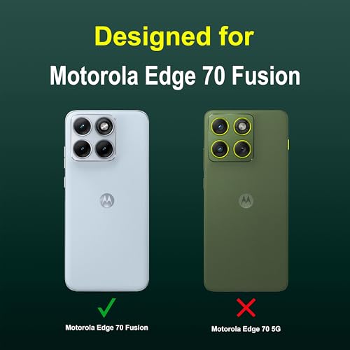 Image of Zapcase Back Case Cover for Motorola Edge 70 Fusion | Compatible for Motorola Edge 70 Fusion Back Cover | Liquid Silicon Magic Case with Camera Protection | Dark Green