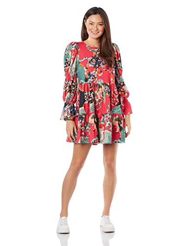 Vestido Estampado, Colcci, Feminino, Rosa/Verde/Azul/Laranja/Off/Marrom/Vermelho/Amarelo/Roxo/Bege,