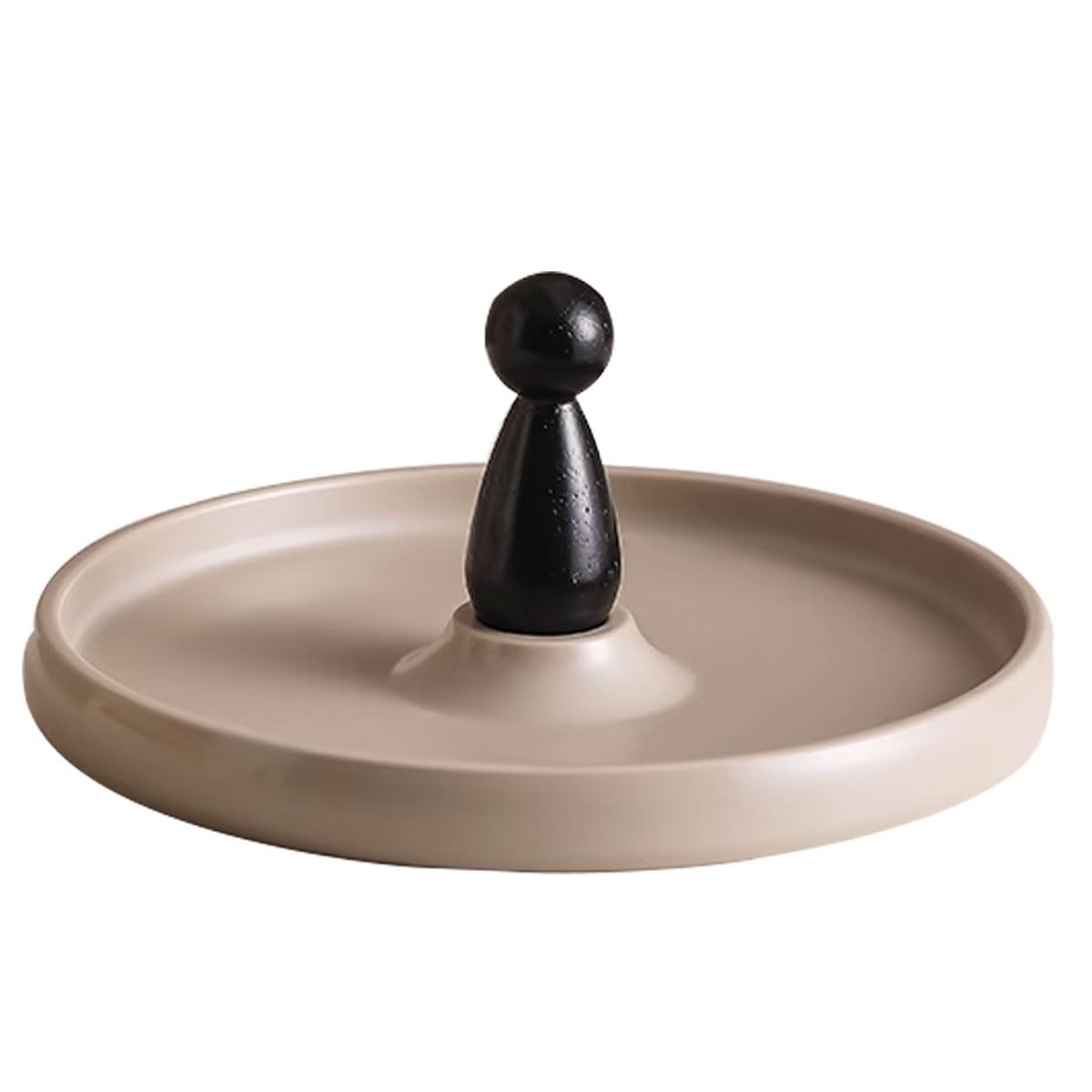 Organizer na biurko z funkcją Valet Tray – Premium PU Leather Catchall Taca Przy łóżku Szafka nocna Stolik nocny Uchwyt na caddy na pilota, klucze, telefon, portfel, biżuterię(Grey,Large size)