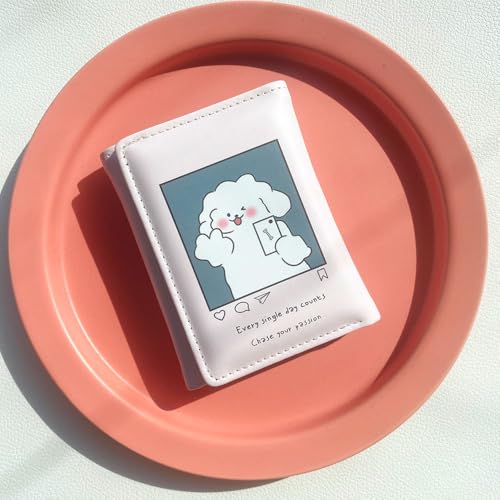 Cute Wallet for Women, Cutecore Purse Trifold Coquette Small Wallet Aesthetic Card Holder Kawaii Card Case Short Purse (pin)2