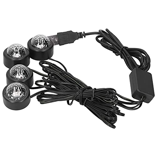 Car Ceiling Lamp, Usb Car Projector Light Sound Activated Led Low Power Consumption For Automobile Refitting #TOP10