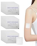 Ruonfash 60 Stück Wundpflaster Steril, 6x7 Cm Selbstklebend Pflaster Atmungsaktiv und Hautfreundlich, Einzeln Verpackt für Wundpflege