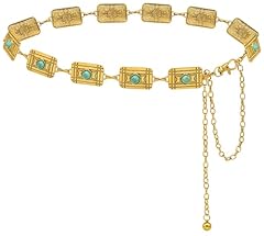 Gold Turquoise Square