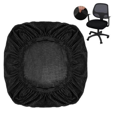 KNUIUYY Funda para Silla de Oficina Jacquard, Funda Asiento Silla Gamer Elástica, Fundas para Sillas Giratoria Protector Modernas Lavable, Funde Cubre Asientos para Comedor, Cocina