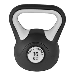 Bad Company Kettlebell I Kugelhantel aus Kunststoff I Schwunghantel Workout in verschiedenen Gewichtsstufen I 2-20 kg