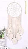 🍀 Dream catcher décoration murale traditionnelle faite à la main. Cet attrape-rêves offre un confort supplémentaire à votre espace de vie ou de travail.