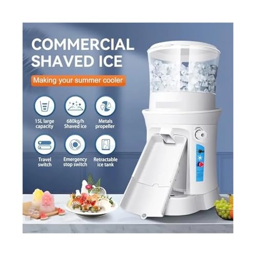 Máquina para hacer hielo trituradora ajustable portátil miniatura 2