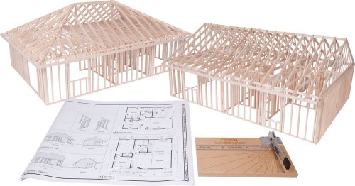 Pitsco True Scale House Framing Kit - Model House - Classic Style - Unisex - High School Students and above