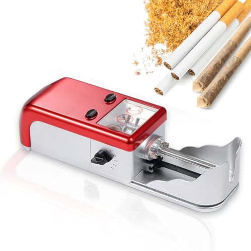 Fabricante De Cigarrillos Eléctricos De 5,5/6,5/8,0 Mm, Máquina De Liar Cigarrillos Totalmente Automática Con 5 Niveles De Ajuste De Apretado, Trituradora Incorporada, Para Padres, Maridos Y Amigos