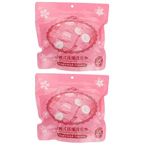 minkissy 100 peças removedor de viagem conveniente mini toalha ampliar comprimido uma vez caminhadas