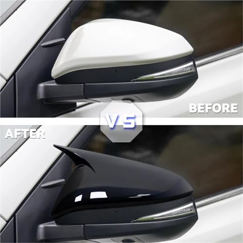 Capuchons de rétroviseurs design carbone pour RAV4 2013-2018 - 2