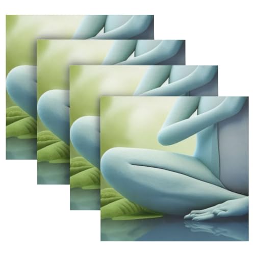 Servilletas de Tela Reutilizables Set x6 50.5x50.5 cm miniatura 5