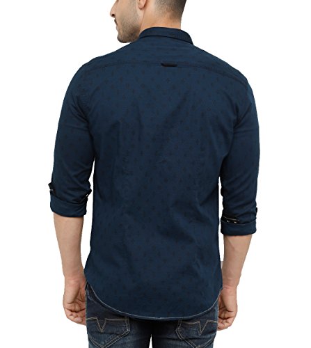 Image of SHOWOFF Men's Regular (Shirt Collar Navy Blue M)