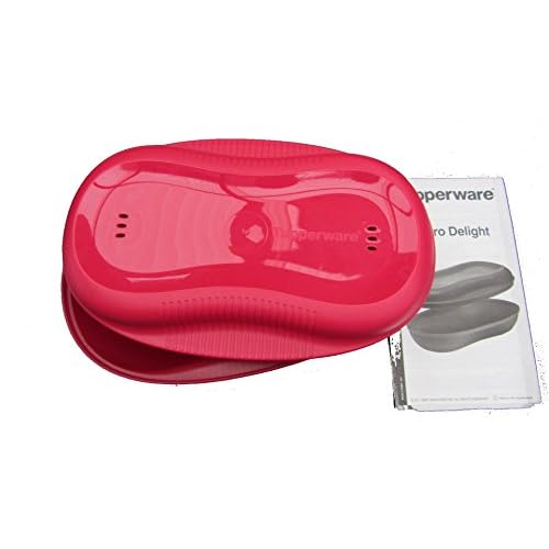 TUPPERWARE Mikrowelle Omelett-Meister Rot Omlettwunder Eier Mikro mit Rezept