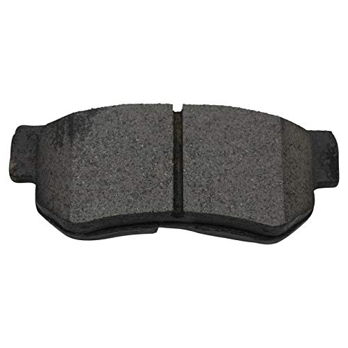 Image of TRQ Rear Brake Pad and Rotor Set Ceramic Rotors Parking Shoe Compatible with 2006-2009 Hyundai Azera