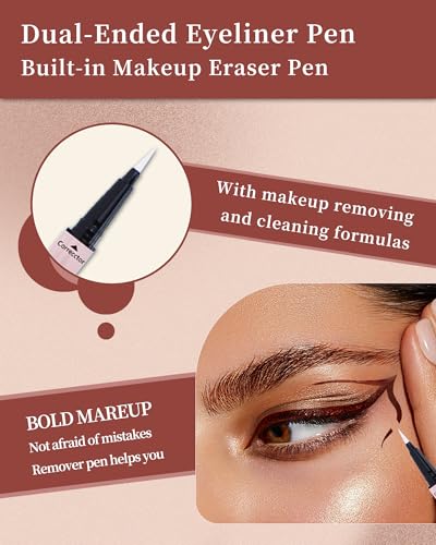 Lestpola 2-In-1 Eyeliner & Eraser Pen, Precision Drawing + Easy Makeup Removal, Vegan Formula, Waterproof Smudge-Proof, Eye Makeup Remover And Colored Eyeliner thumb #2