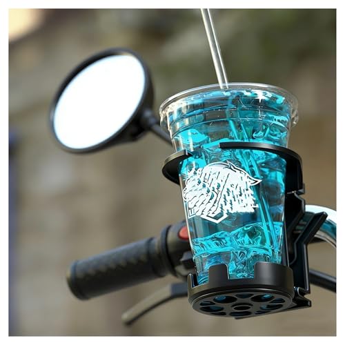 Support tasse d'eau moto pliable haut de gamme pour guidon robuste - 3