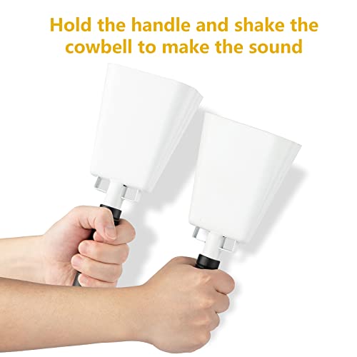 image for Musfunny Steel Cow Bell with Handle Cowbells,Cheering Bell and Loud No