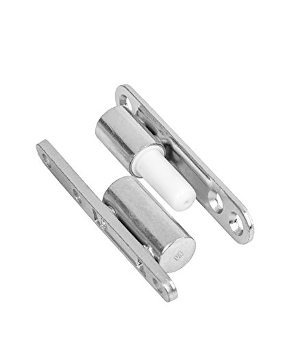 Preisvergleich Produktbild Gedotec Renovierbänder Zimmertür Türbänder für Innentüren zum Aufschrauben / Edelstahl matt / Türscharnier mit wartungsfreier Gleitlagertechnik / 15 x 83 mm / 1 Stück - Aufschraub-Bänder für Türen