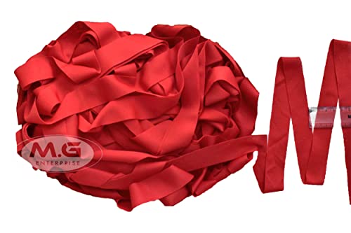 Image of M.G ENTERPRISE T-Shirt Yarn Red (250 gm) Art Craft Soft Fingering Crochet Hook Yarn, Needle Knitting Yarn Thread Dyed