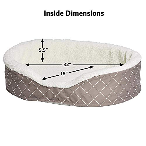 Image of Midwest Homes for Pets CU25BLD Couture Orthopedic Cradle Pet Bed for Dogs & Cats, Small